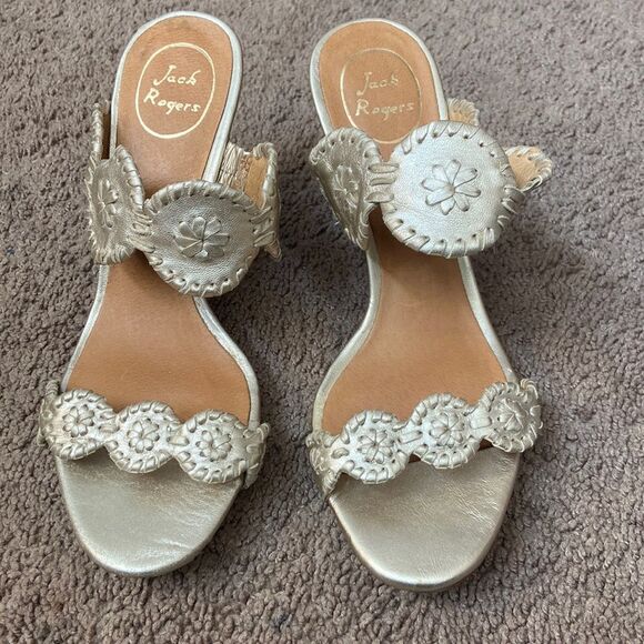 Jack Rogers Shoes - Jack Roger gold sandals